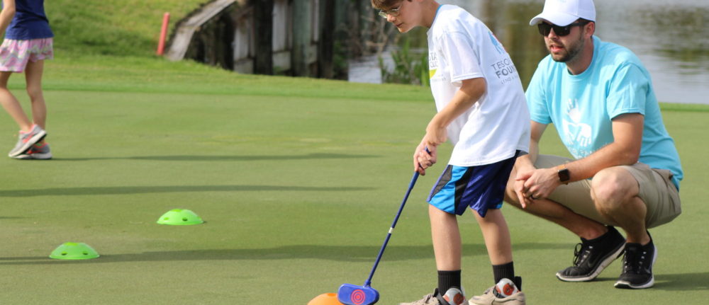Tesori Family Foundation’s All-Star Kids Clinic teaches golf fundamentals to children with special needs